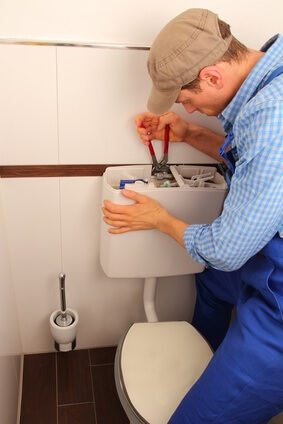laufende Toiletenspülung